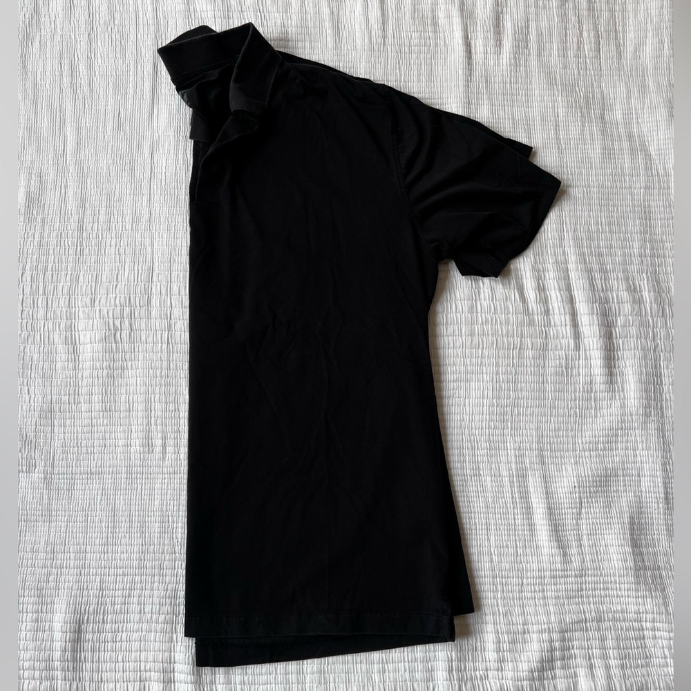 Uniqlo Black AIRISM Polo Shirt